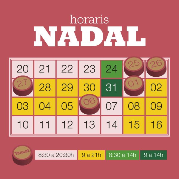 Horaris Nadal