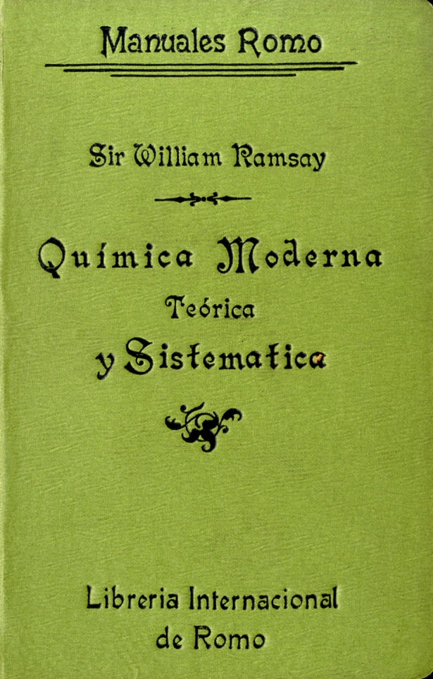 Química moderna teórica y sistemática / William Ramsay