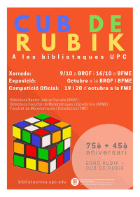 Cub de Rubik a les Biblioteques UPC