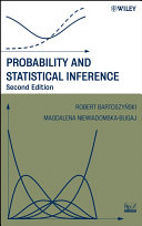 Probability and statistical inference [Recurs electrònic] / Robert Bartoszynski, Magdalena Niewiadomska-Bugaj