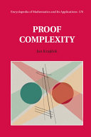 Proof complexity / Jan Krajíček