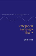 Categorical homotopy theory / Emily Riehl