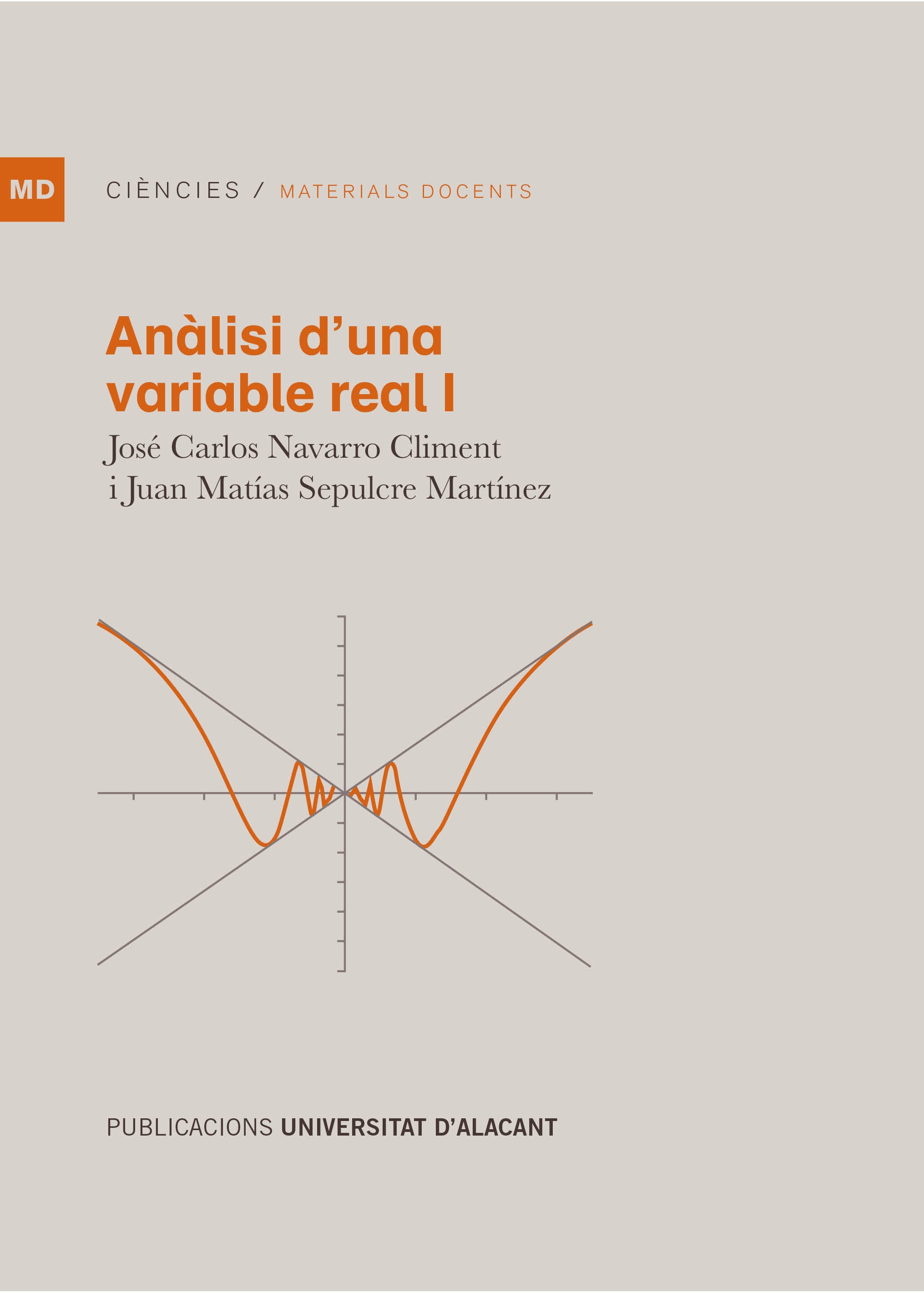 Anàlisi d'una variable real I / José Carlos Navarro Climent, Juan Matías Sepulcre Martínez