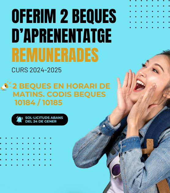 2 Beques d'Aprenentatge Biblioteca FME