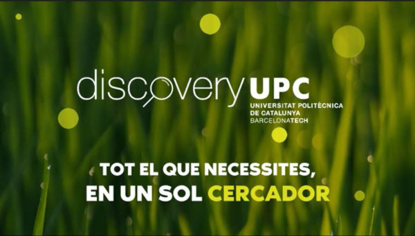 Cerca tota la informació al DiscoveryUPC