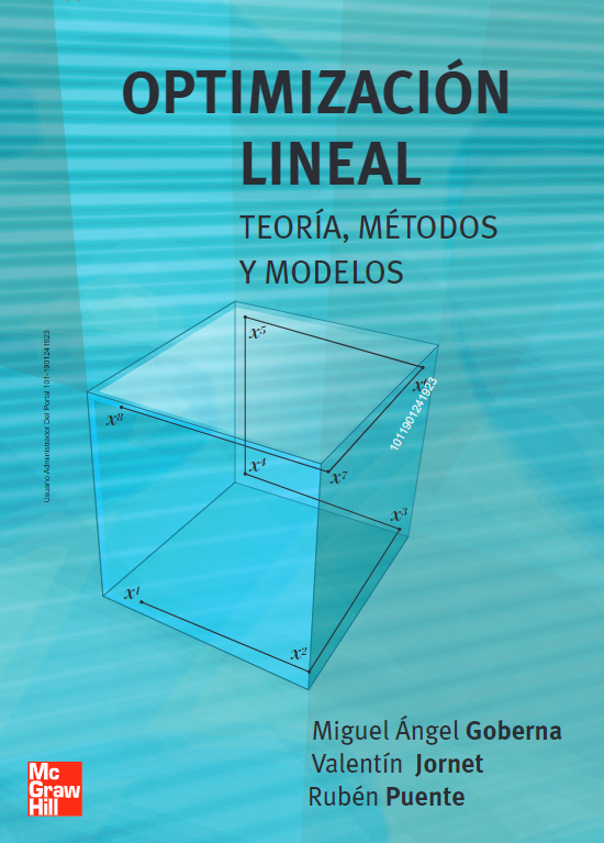 OPTIMIZACION LINEAL Teoría, métodos y modelos
