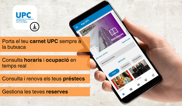 Descarrega't l'app UPC i...