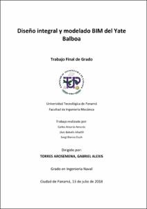 Diseño integral y modelado BIM del Yate Balboa