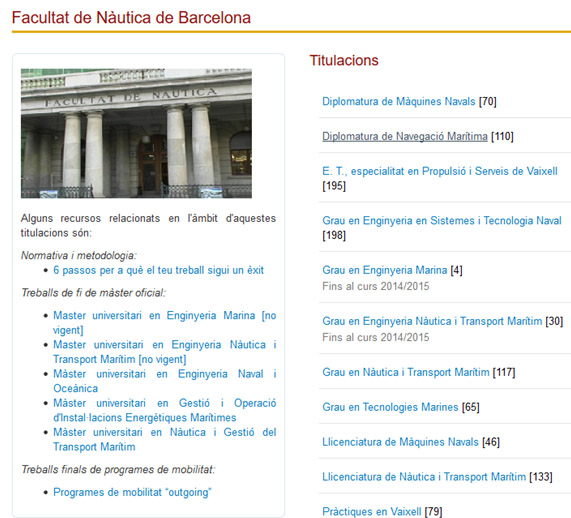 Nous treballs acadèmics a UPCommons consultables a la Biblioteca
