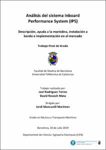 Análisis del sistema inboard performance system (ips): descripción, ayuda a la maniobra, instalación a bordo e implementación en el mercado