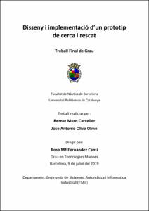 Disseny i implementació d’un prototip de cerca i rescat