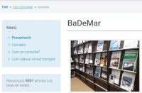 BaDeMar : quins articles pots trobar a les revistes?