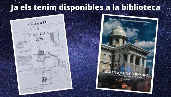 Almanaque náutico i Anuario de mareas 2022