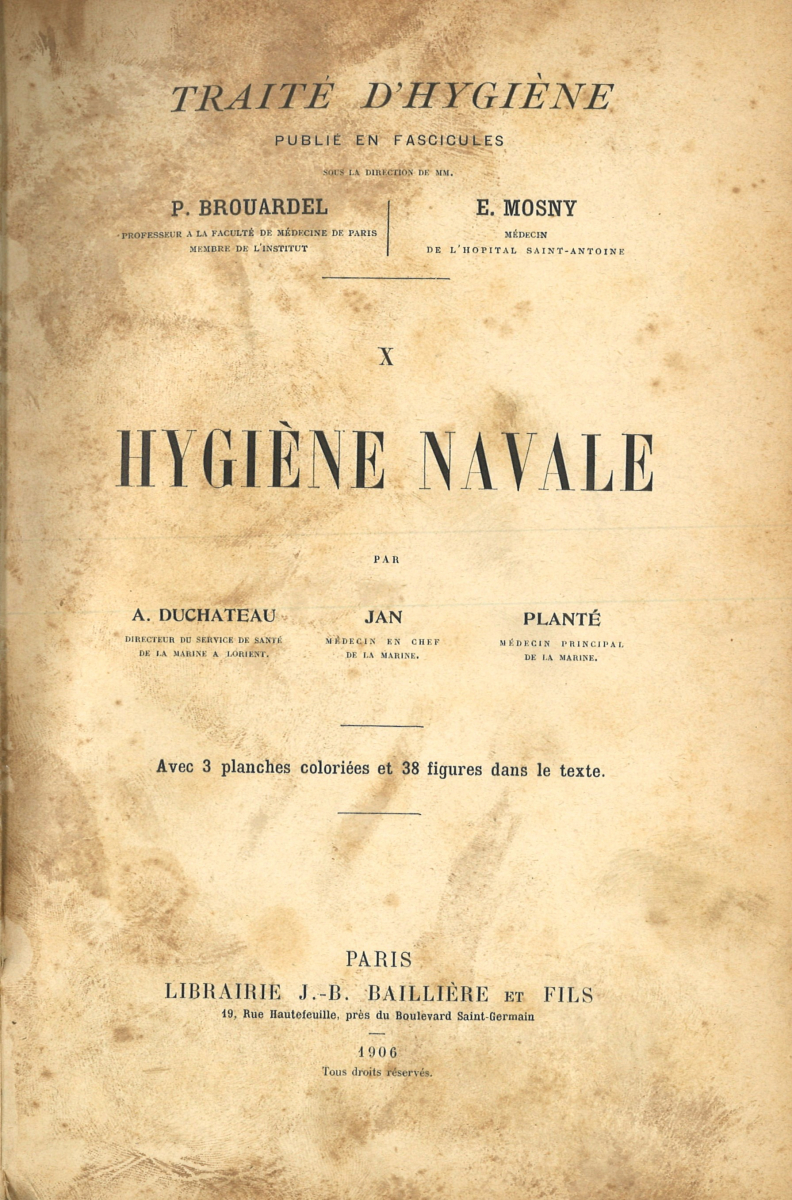 Traité d'hygiène : publié en fascicules / Brouardel et Mosny