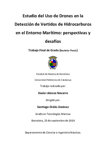 Estudio del uso de drones en la detección de vertidos de hidrocarburos en el entorno marítimo: perspectivas y desafíos