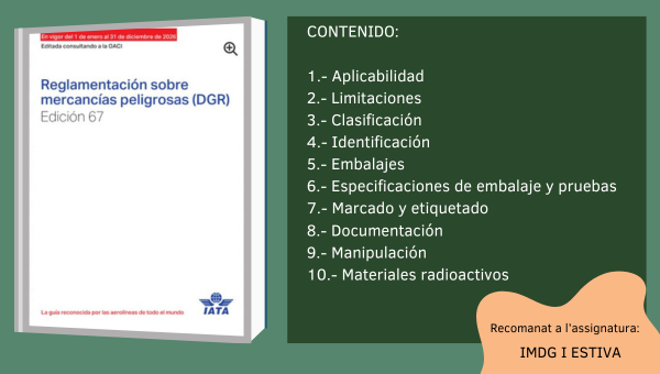 Llibre recomanat a IMDG i Estiba