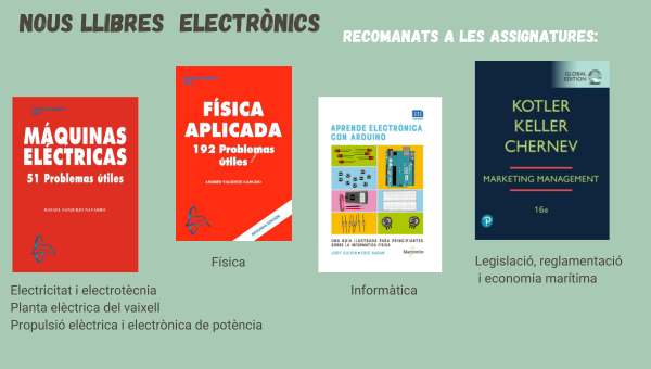 Nous llibres electrònics recomanats a les assignatures