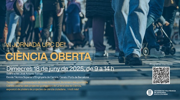 VI Jornada UPC de Ciència Oberta