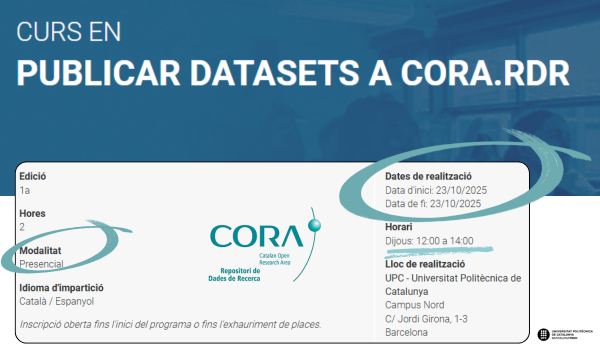 Taller pràctic: Publicar Datasets a CORA.RDR