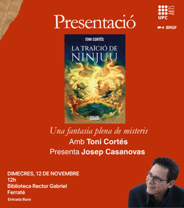 Presentació del llibre 'La traïció de Ninjuu' de Toni Cortés