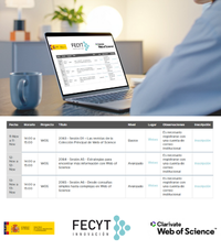 Webinars WoS (novembre 2025)