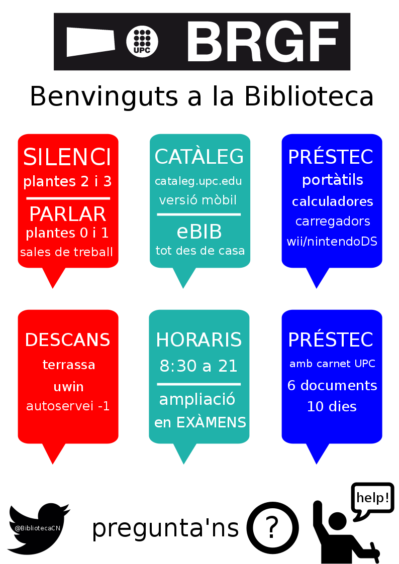 Benvinguts/des a la Biblioteca