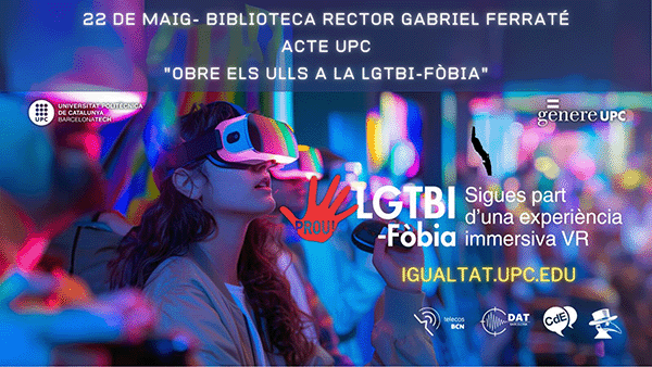 #17M UPC 'Open your eyes to LGTBI-phobia'