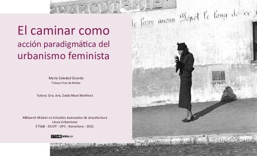 El caminar como acción paradigmática del urbanismo feminista