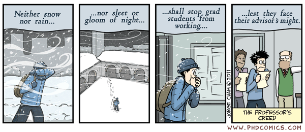 The cold never bothered me anyway...