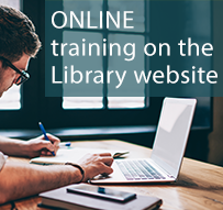 Online training on the Library website